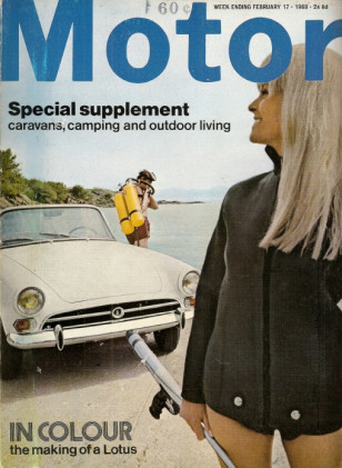 MOTOR 1968 FEB 17 - FIAT 125, ZEPHYR 6 MK 1V, CAMPING, MUSTANG
